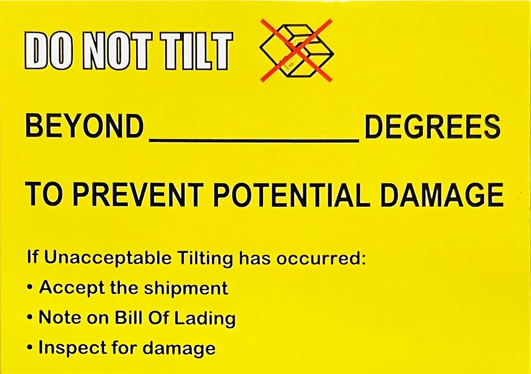 Tiltindicator 3in1 Com. Label