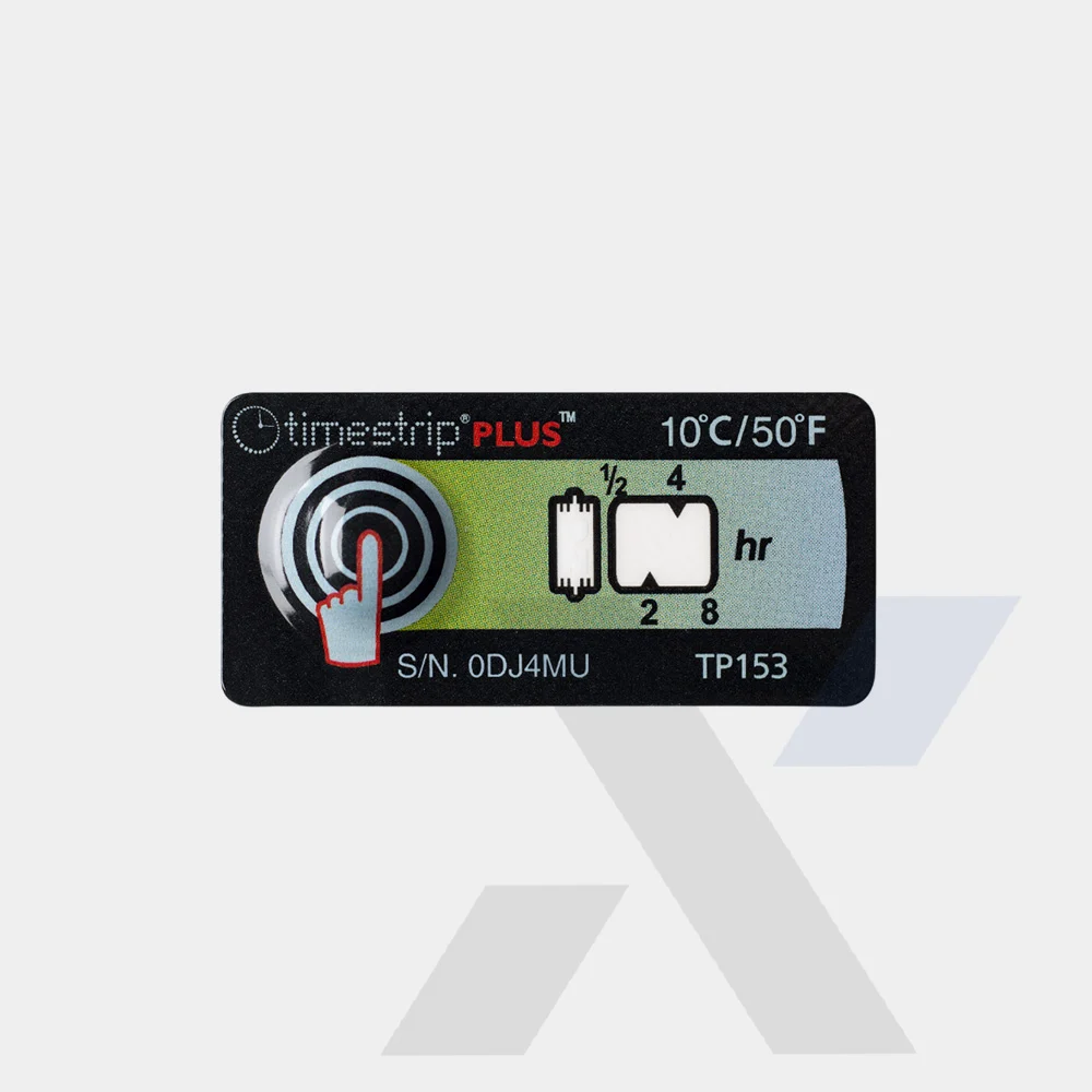 Timstrip Tp153 10°c 8h Time Temp Indicator Labels Tti Timestrip.com
