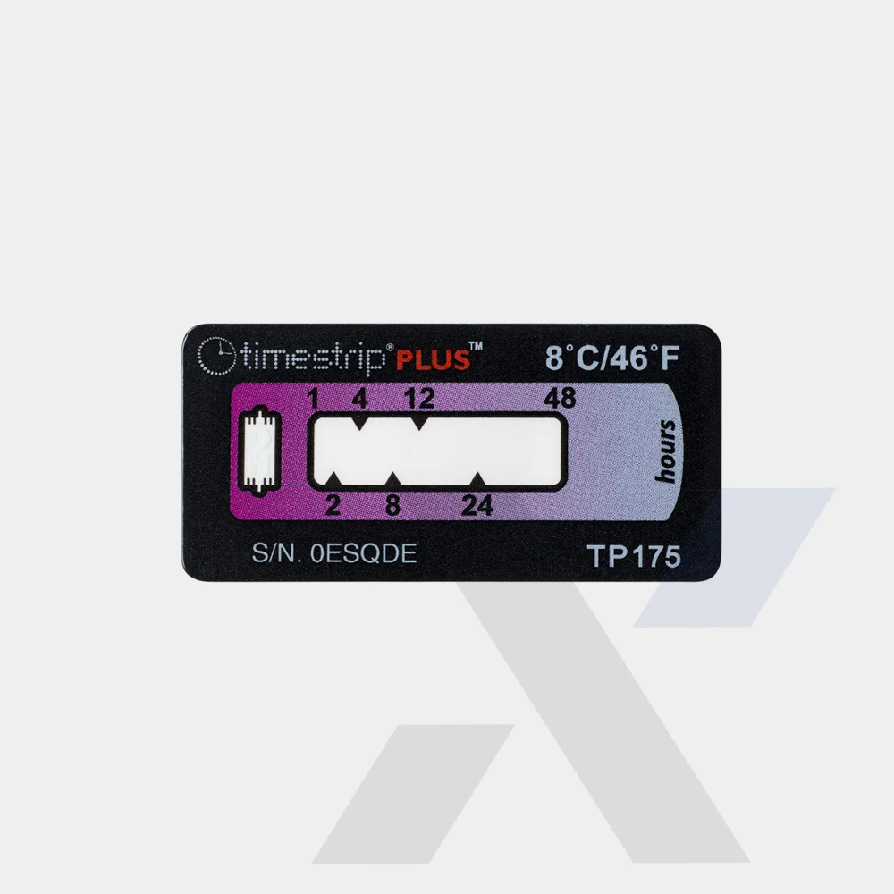 Timstrip Tp175 8°c 48h Time Temp Indicator Labels Tti Timestrip.com
