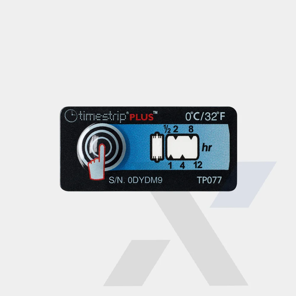 Timstrip Tp077 0°c 12h Time Temp Indicator Labels Tti Timestrip.com