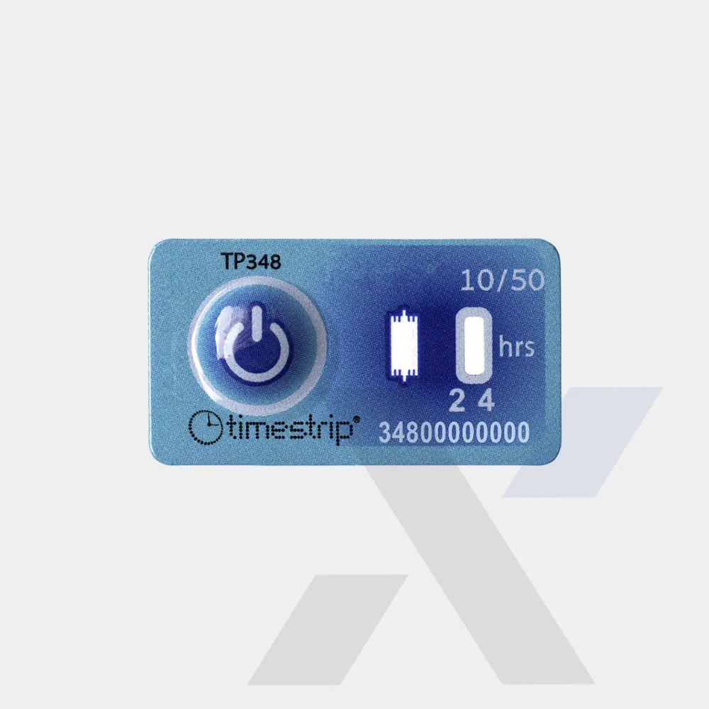 Timstrip Food Tp348 Time Temperature Labels 10°c 2 4h Time Strip Indicators